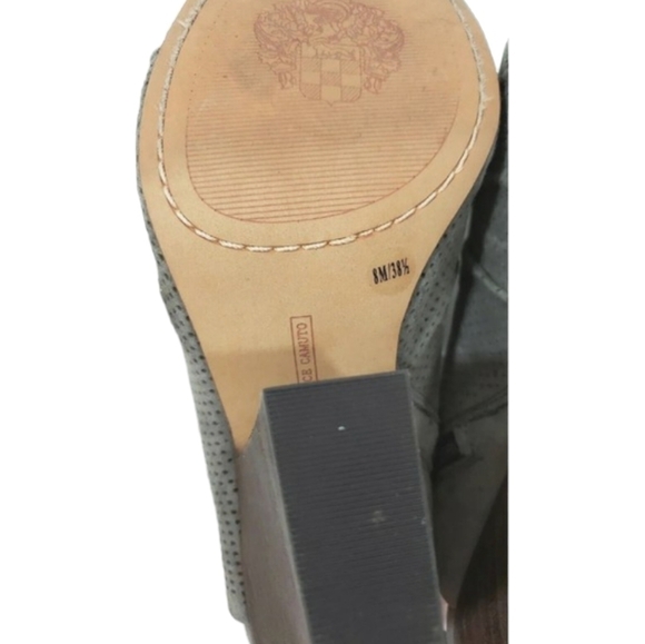 Vince Camuto Gray Open Toe Ankle Boots-Size 8M/38.5~~New - Picture 10 of 11